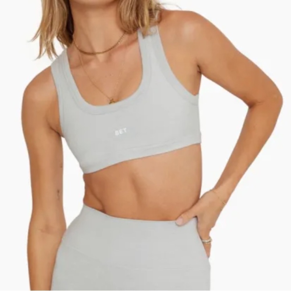 set active heather grey formcloud arch back bra